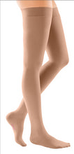 Load image into Gallery viewer, Mediven Comfort 30-40 mmHg thigh beaded topband closed toe standard