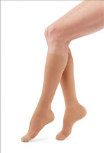 Load image into Gallery viewer, Duomed Transparent 15-20 mmHg calf closed toe petite