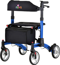 Load image into Gallery viewer, Nova Medical Monarch Adventure Rollator- Blue