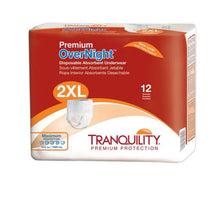Load image into Gallery viewer, Unisex Adult Absorbent Underwear Tranquility® Premium OverNight™ Pull On with Tear Away Seams