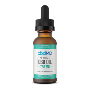 CBD Oil Tincture - Natural - 750 mg - 30 mL