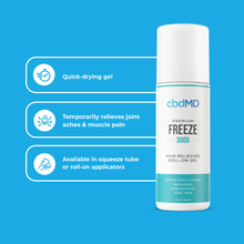 Load image into Gallery viewer, CBD Freeze Roller - 3000 mg - 3 oz

