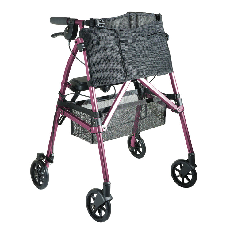 Stander EZ Fold-N-Go Rollator - Regal Rose