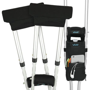 Crutch Pouch and Grip Cover