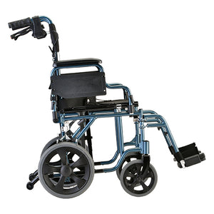 Nova 19" Transport Chair with 12″ Rear Wheels