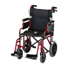 Load image into Gallery viewer, Nova 19&quot; Transport Chair with 12″ Rear Wheels

