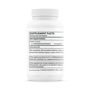 5-MTHF 05 mg 60 Capsules