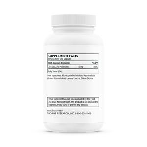 Zinc Picolinate 15 mg 60 Capsules