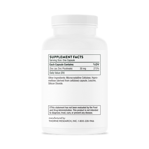 Zinc Picolinate 30 mg (180) 180 Capsules