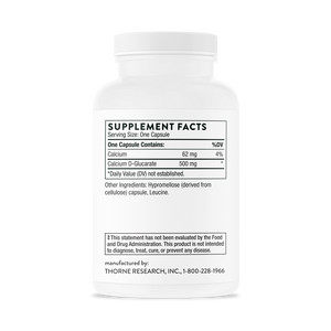 Calcium D-Glucarate 90 Capsules