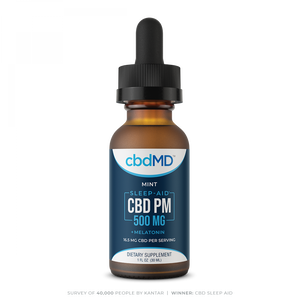 CBD PM for Sleep - Mint - 500 mg - 30 mL