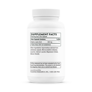 Alpha-Lipoic Acid 60 Capsules
