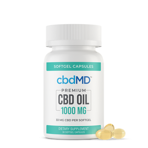 CBD Oil Capsules - 1000 mg - 30 Count