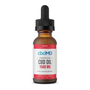 CBD Oil Tincture - Berry - 1500 mg - 30 mL