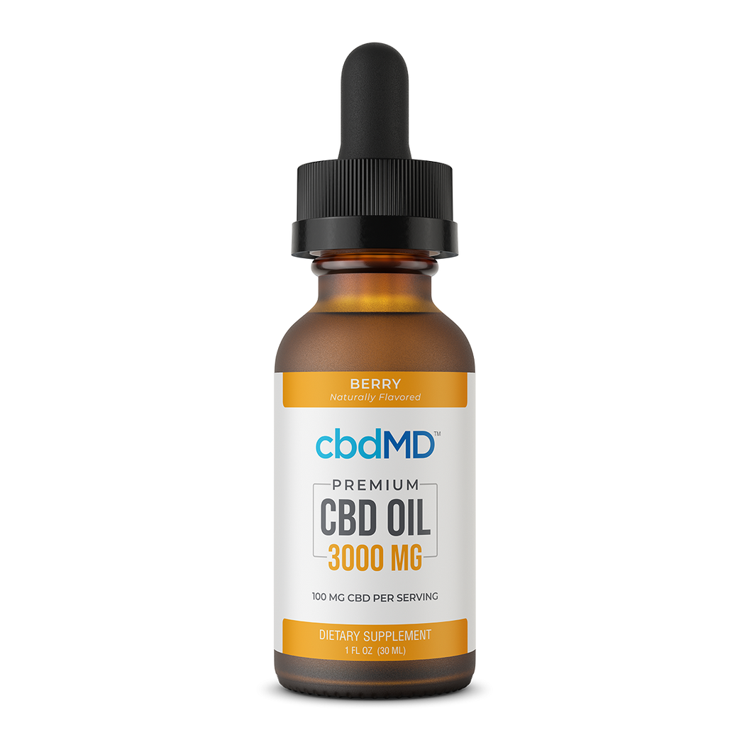CBD Oil Tincture - Berry - 3000 mg - 30 mL